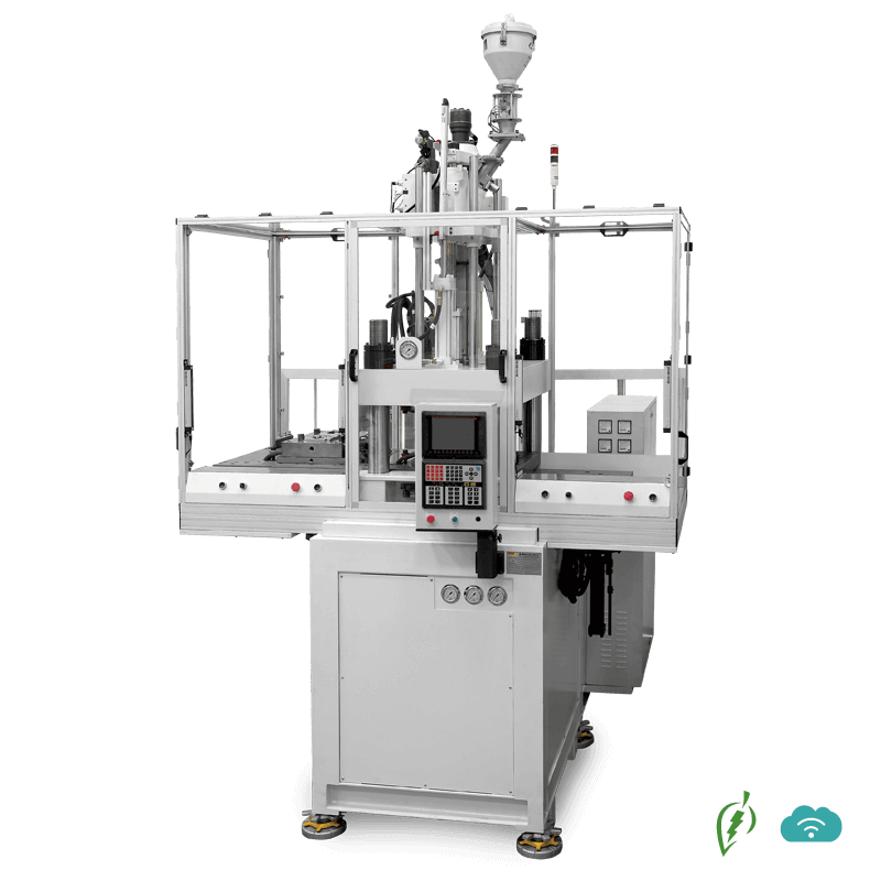 Máquina de moldeo por inyección de mesa de lanzadera vertical